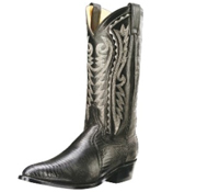 lizard leather boot